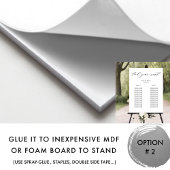 2 Long Tables Micro Wedding Seekartenzeichen Poster