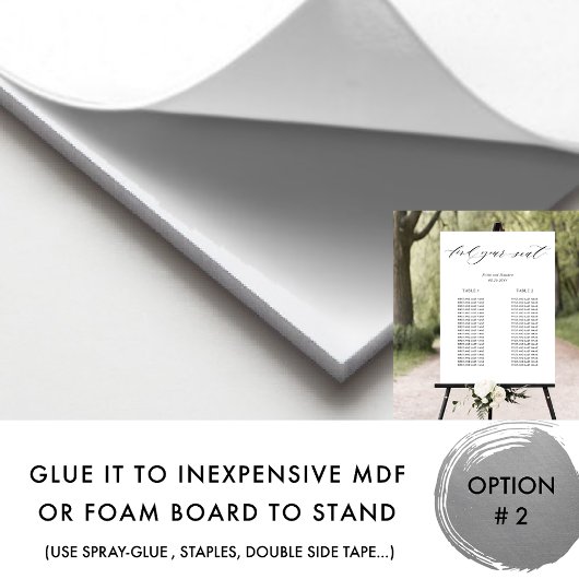 2 Long Tables Micro Wedding Seekartenzeichen Poster