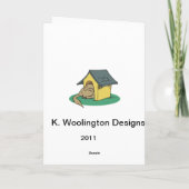 2 lustige Hundegeburtstags-Karte Karte (Rückseite)