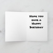 2 lustige Hundegeburtstags-Karte Karte (Innenseite)