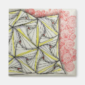 2" Magnet mit Originalkunst (Vorne)