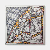 2" Magnet mit Originalkunst (Vorne)