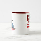 2. Mahlzeit-Tasse "Extra " Zweifarbige Tasse (Mittel)