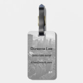 2. Mai 1961:  Das Chrysler-Gebäude in New York Gepäckanhänger (Rückseite vertikal)