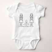 2 Mamas sind besser als 1 Baby Strampler (Vorderseite)