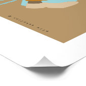 2 mannen bij praattafel poster (Ecke)