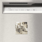 2 Männer auf Motorrädern Magnet (In Situ (Geschirrspüler))