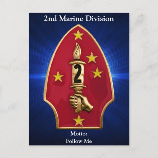 2. Mar Div Postkarte (Vorderseite)