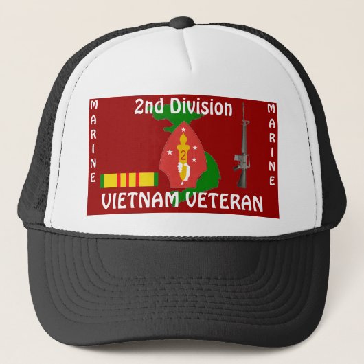 2. Marineballkappe div. Vietnam Truckerkappe (Vorderseite)