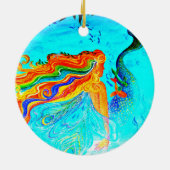 2 Meerjungschmuck Keramikornament (Hinten)