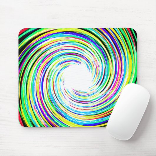 2. Mehrfarbiger Spark Swirl Mousepad (Mit Mouse)