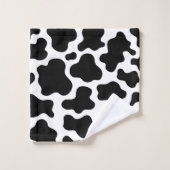 2 % Milchkühe Badhandtuch Set (Waschlappen)