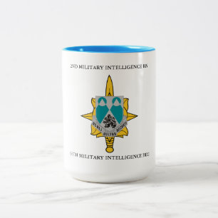 2. MILITÄRISCHE INTELLIGENZ-BATTALION 66. M I BDE  ZWEIFARBIGE TASSE