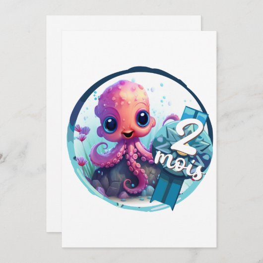 2 Monate Feiertagskarte (Vorne/Hinten)