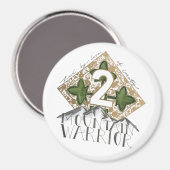 2 Mountain Warrior Fort Carson Kühlschrankmagnet (Vorderseite/Rückseite)