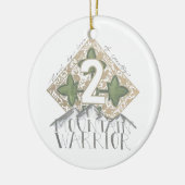2 Mountain Warrior Post-Its Keramik Ornament (Links)