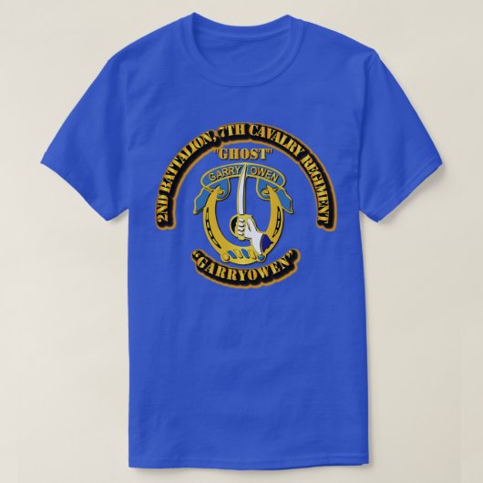 2 Mrd. 7. Cav Rgt Ghost T-Shirt (Design vorne)
