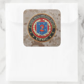 2. MSOB [3D] QUADRATISCHER AUFKLEBER (Tasche)