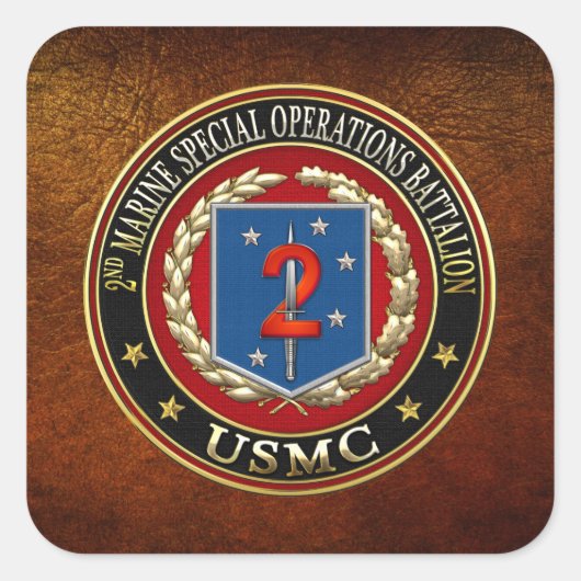 2. MSOB [3D] QUADRATISCHER AUFKLEBER (Vorderseite)