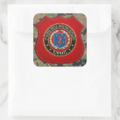 2. MSOB [3D] QUADRATISCHER AUFKLEBER (Tasche)