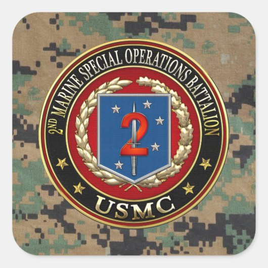 2. MSOB [3D] QUADRATISCHER AUFKLEBER (Vorderseite)