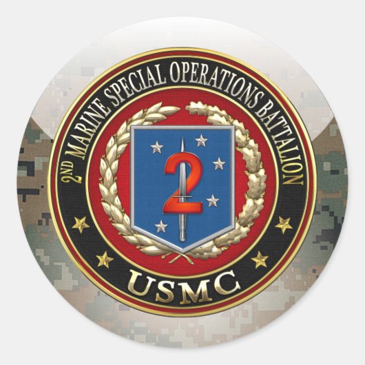 2. MSOB [3D] RUNDER AUFKLEBER (Vorderseite)