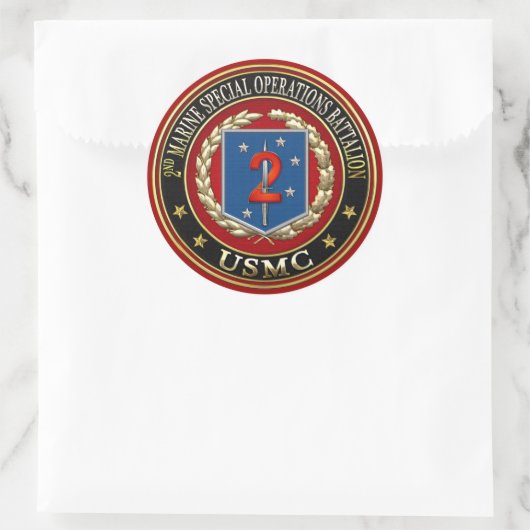 2. MSOB [3D] RUNDER AUFKLEBER (Tasche)