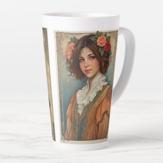 2 Muncha Art von gleichen Frauen Milchtasse (Rechte Ecke)