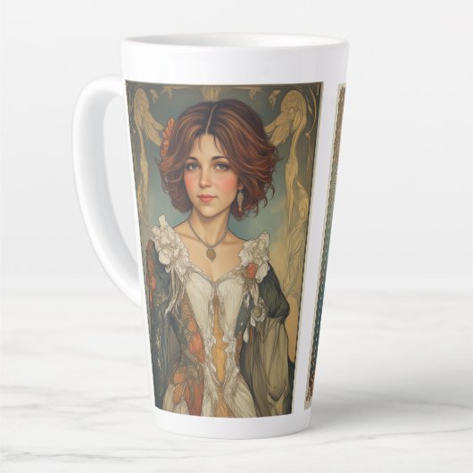 2 Muncha Art von gleichen Frauen Milchtasse (Linke Ecke)