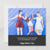 2 Mütter sind besser als eine Tageskarte (Rückseite)