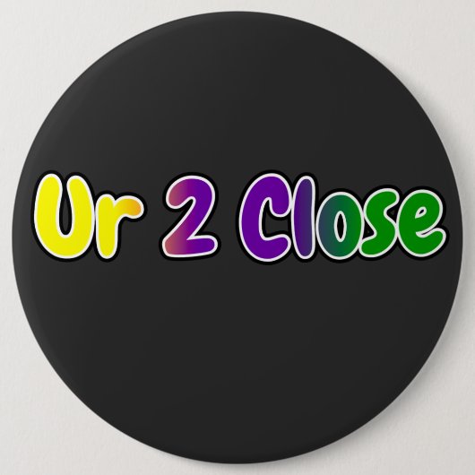 2 Nah Mardi Gras Colors Button (Vorderseite)