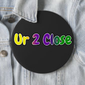 2 Nah Mardi Gras Colors Button (Beispiel)