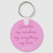 2 Namen Einfache Unendlichkeitssymbol Freunde Blum Schlüsselanhänger (Rückseite)