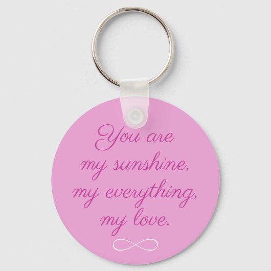 2 Namen Einfache Unendlichkeitssymbol Freunde Blum Schlüsselanhänger (Rückseite)