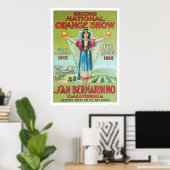 2. Nationale Orange-Show 1912 Poster (Heimbüro)