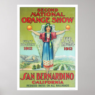 2. Nationale Orange-Show 1912 Poster