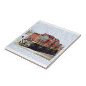 2 neu gebaute Juniata Terminal Switching Lokomotiv Fliese (Seite)