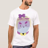 2 NIEDLICH 2 POOT Bee and Puppycat Vector Art T-Shirt (Vorderseite)