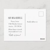 2 niedliche Ankündigung zur Bewegung des Golden Do Postkarte (Rückseite)