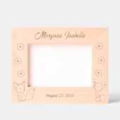 2 Niedliche Cartoon - Füchse und Blume Benutzerdef Geätzte Rahmen (Vorderseite)