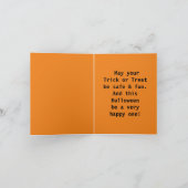 2 Niedliche Kätzchen Halloween Card Karte (Innenseite)