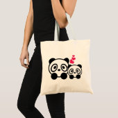 2 niedliche Panda-Taschen-Tasche Tragetasche (Vorderseite (Produkt))