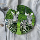 2 Niedliches Zebras Button (Beispiel)