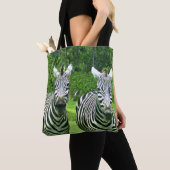 2 Niedliches Zebras Tasche (Von Nahem)