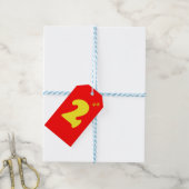 2 Nummer Geschenkanhänger (Mit Garn)