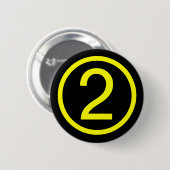 2 - Nummer zwei Button (Vorne & Hinten)
