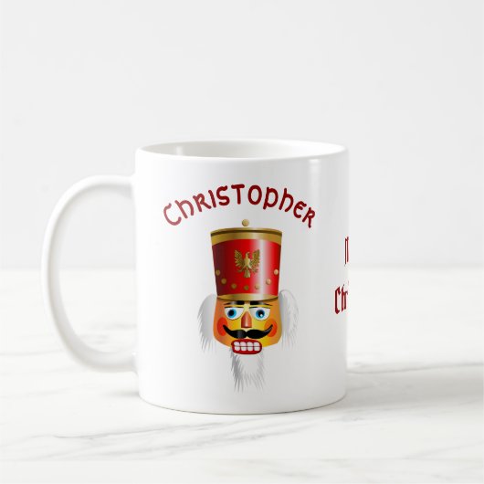 2 Nutty Nutcracker Toy Soldiers Kaffeetasse (Links)