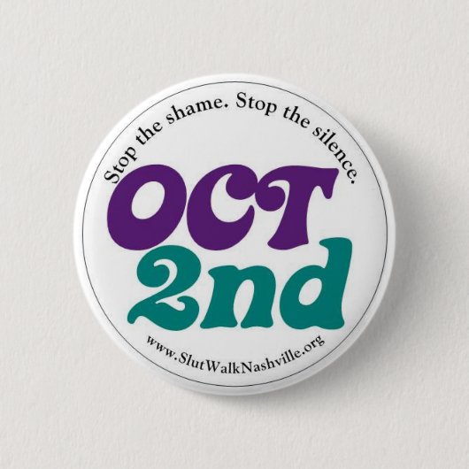 2. Oktober um Button (Vorderseite)
