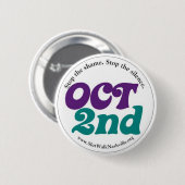 2. Oktober um Button (Vorne & Hinten)