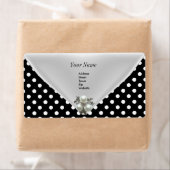 2 "Order Elegant White Black" 2 Label-Adresse (Insitu)